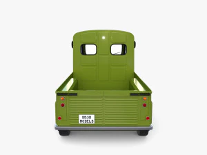 Citroen HY Pick Up with interior v3 3D Model
