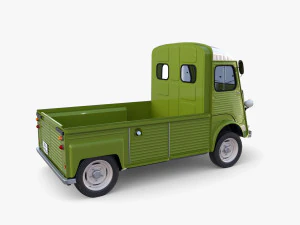 Citroen HY Pick Up with interior v3 3D Model