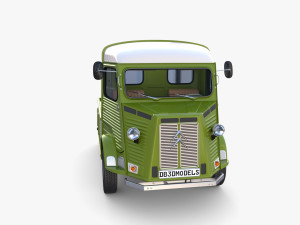 Citroen HY Pick Up with interior v3 Modelo 3D