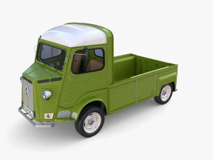 Citroen HY Pick Up with interior v3 3D Model