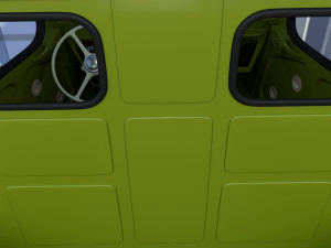 Citroen HY Pick Up with interior v3 Modelo 3D