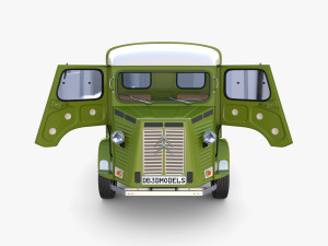 Citroen HY Pick Up with interior v3 Modelo 3D