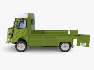 Citroen HY Pick Up with interior v3 Modelo 3D