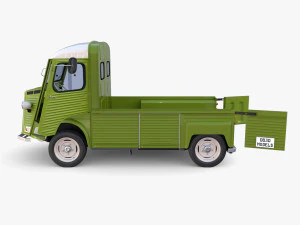 Citroen HY Pick Up with interior v3 3D Model