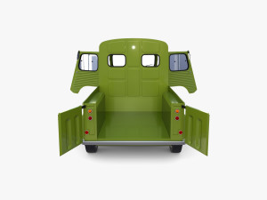 Citroen HY Pick Up with interior v3 Modelo 3D