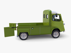 Citroen HY Pick Up with interior v3 Modelo 3D