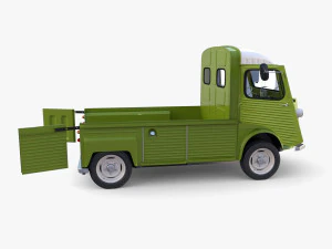 Citroen HY Pick Up with interior v3 3D Model