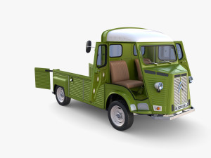 Citroen HY Pick Up with interior v3 Modelo 3D
