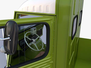 Citroen HY Pick Up with interior v3 3D Model