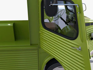 Citroen HY Pick Up with interior v3 3D Model
