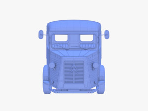 Citroen HY Pick Up with interior v3 Modelo 3D