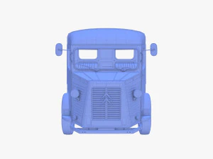 Citroen HY Pick Up with interior v3 3D Model