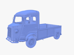 Citroen HY Pick Up with interior v3 Modelo 3D