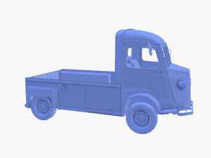 Citroen HY Pick Up with interior v3 3D Model