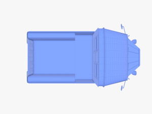 Citroen HY Pick Up with interior v3 Modelo 3D
