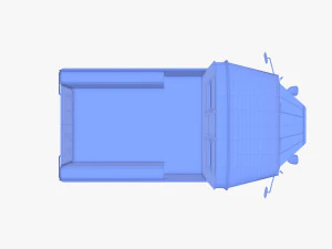 Citroen HY Pick Up with interior v3 3D Model
