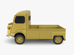 Generic 40s Van Pick Up v3 3D Model