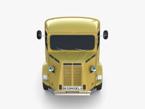 Generic 40s Van Pick Up v3 3D Model
