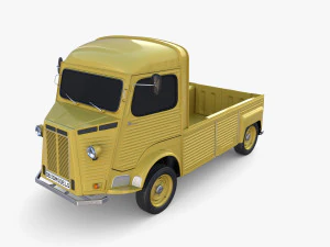 Generic 40s Van Pick Up v3 3D Model