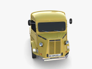 Generic 40s Van Pick Up v3 3D Model