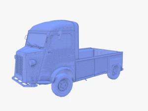 Generic 40s Van Pick Up v3 3D Model