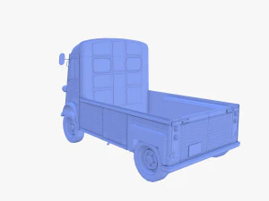 Generic 40s Van Pick Up v3 3D Model