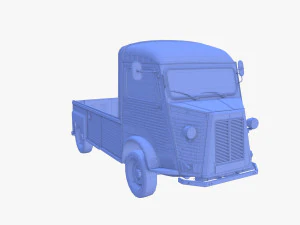 Generic 40s Van Pick Up v3 3D Model