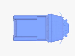Generic 40s Van Pick Up v3 3D Model
