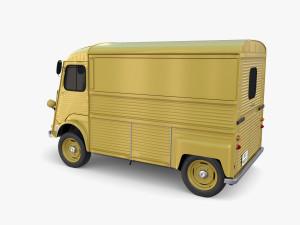 Generic 40s Van 3D Model