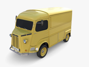 Generic 40s Van 3D Model
