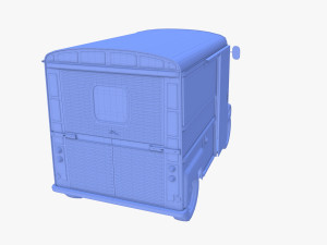 Generic 40s Van 3D Model