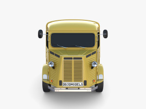 Generic 40s Van Pick Up v1 3D Model