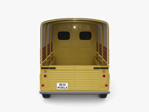 Generic 40s Van Pick Up v1 3D Model