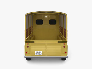 Generic 40s Van Pick Up v1 3D Model