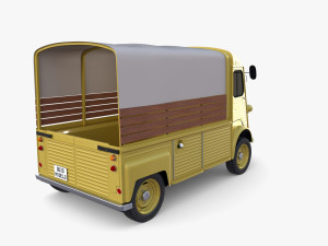 Generic 40s Van Pick Up v1 3D Model