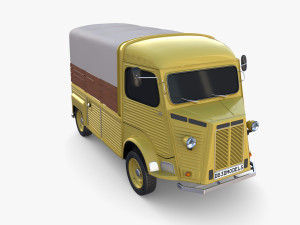 Generic 40s Van Pick Up v1 3D Model