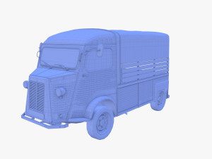Generic 40s Van Pick Up v1 3D Model