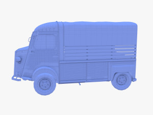 Generic 40s Van Pick Up v1 3D Model