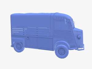 Generic 40s Van Pick Up v1 3D Model
