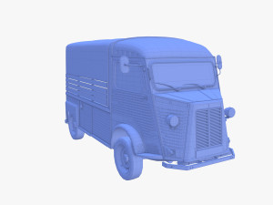 Generic 40s Van Pick Up v1 3D Model