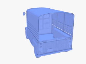 Generic 40s Van Pick Up v1 3D Model