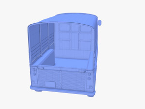 Generic 40s Van Pick Up v1 3D Model
