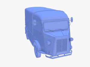 Generic 40s Van Pick Up v1 3D Model