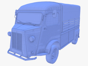 Generic 40s Van Pick Up v1 3D Model