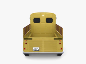 Generic 40s Van Pick Up v2 3D Model