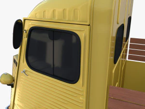 Generic 40s Van Pick Up v2 3D Model