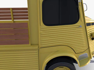 Generic 40s Van Pick Up v2 3D Model