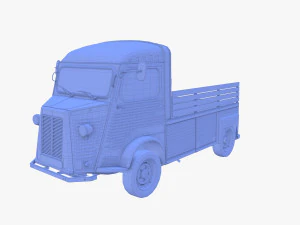 Generic 40s Van Pick Up v2 3D Model