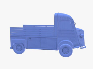 Generic 40s Van Pick Up v2 3D Model