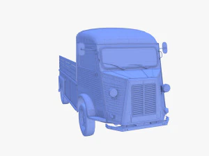 Generic 40s Van Pick Up v2 3D Model